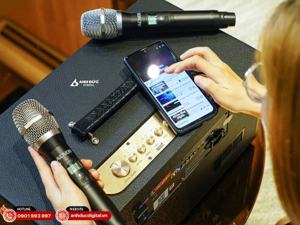 Pin bền, Bluetooth ổn - hát thoải mái mọi lúc, mọi nơi