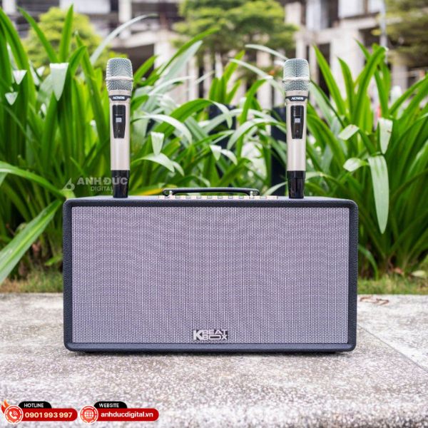Loa karaoke di động 3 đường tiếng – nổi bật với tính năng livestream OTG