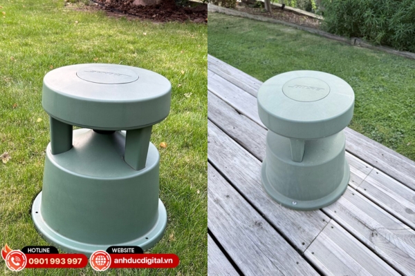 Kiểu dáng bền bỉ và khả năng hoạt động ổn định ngoài trời giúp Bose FreeSpace 51 Environmental phù hợp cho khu cảnh quan và sân vườn rộng