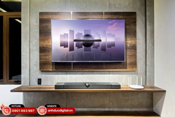 Loa soundbar linh hoạt, phù hợp với nhiều không gian sống như phòng khách, phòng ngủ hay căn hộ nhỏ