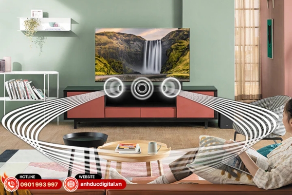 Tích hợp công nghệ âm thanh hiện đại giúp tối ưu chất lượng và tạo không gian nghe sống động hơn