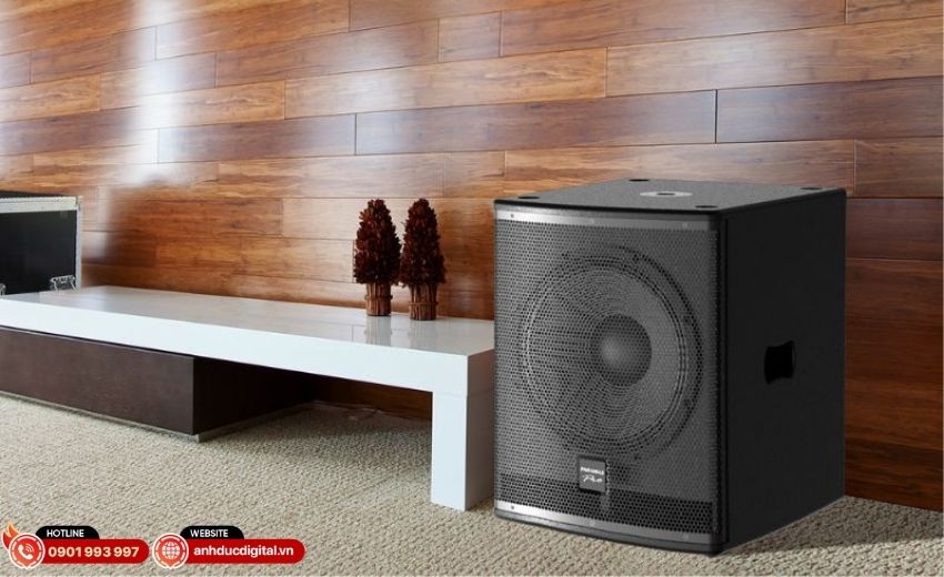 Loa sub hơi công suất lớn, âm bass mạnh mẽ, phù hợp với sự kiện lớn