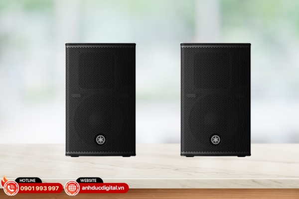 Yamaha DHR10 mang thiết kế nhỏ gọn với bass 10 inch và ampli Class-D 700W, tái tạo âm thanh mạnh mẽ