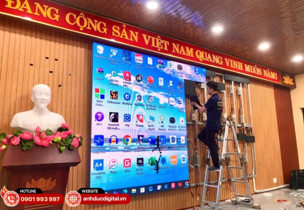 Năng lực thi công chuyên nghiệp của Anh Đức Audio đảm bảo hiển thị sắc nét, ổn định và tối ưu cho mọi không gian