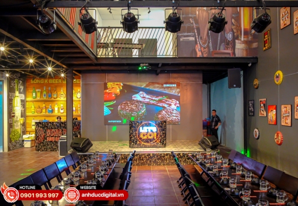 Dự án LED tại SONG K - Beer & Garden mang đến không gian lung linh, sống động