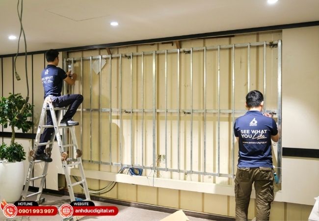 Lắp đẹp – giấu dây gọn gàng – chuẩn không gian sư phạm