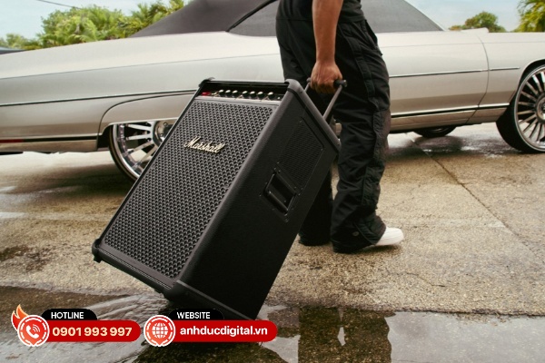 Marshall Bromley 750 là dòng loa không dây cơ lớn với thời lượng pin dài và công suất mạnh mẽ
