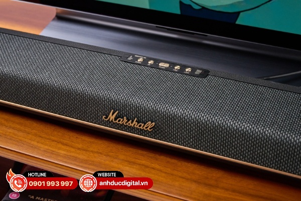 Marshall Heston 60 có cấu hình loa 5.1 với hệ thống bảy củ loa chủ động