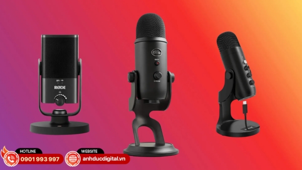 Mic thu âm lọc tiếng ồn giúp loại bỏ tạp âm và giữ lại giọng nói trong trẻo, rõ ràng