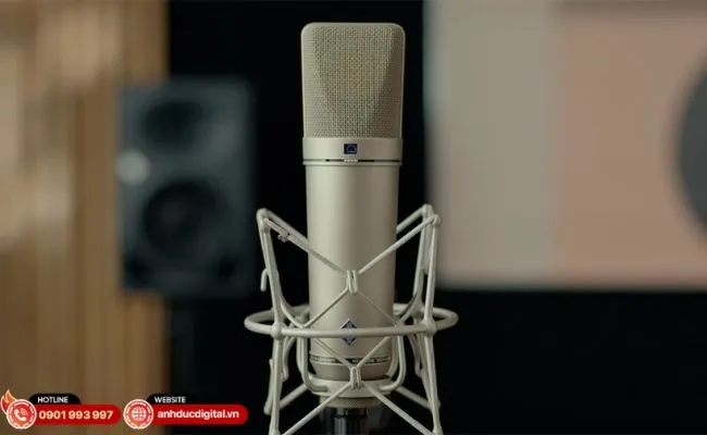 Sự kết hợp hoàn hảo giữa một chiếc micro phòng thu chất lượng và không gian tiêu âm chuẩn tại gia