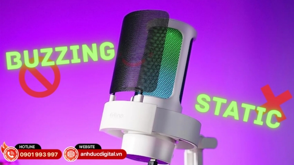 Tiếng nền rè hoặc ù liên tục làm bản thu podcast nhiễu, khó nghe và kém chuyên nghiệp