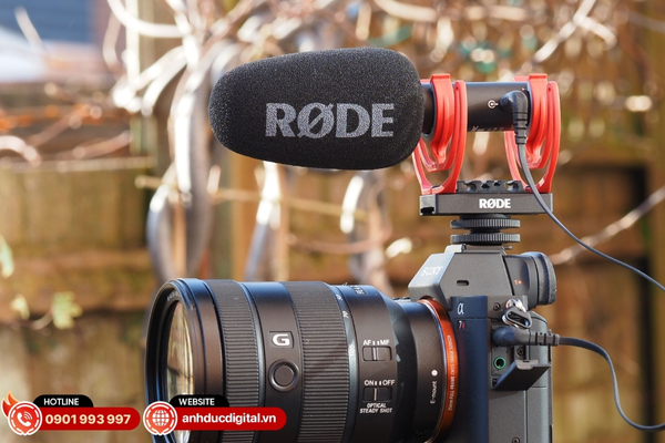 Rode VideoMic GO Ià micro siêu nhẹ, plug-and-play, phù hợp vlog, livestream và ghi âm di động đa thiết bị