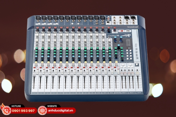 Soundcraft Signature 16 là lựa chọn lý tưởng cho ban nhạc và phòng thu cần mixer analog chất lượng cao, ổn định và dễ vận hành