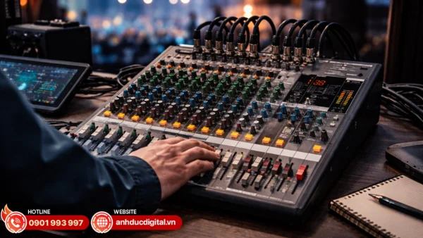 Mixer analog dễ sử dụng, xử lý tín hiệu nhanh và mang âm thanh tự nhiên, mộc mạc