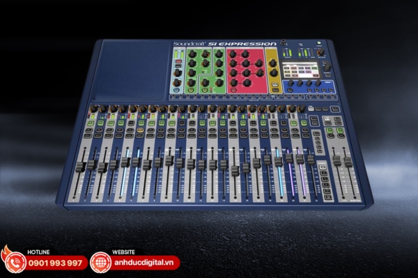 Mixer Soundcraft Si Expression 2 là lựa chọn tin cậy cho các setup âm thanh biểu diễn chuyên nghiệp