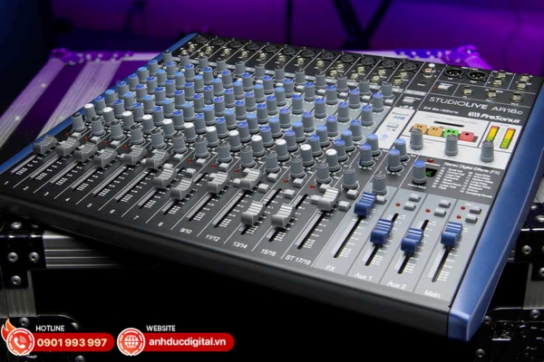 Mixer analog vẫn phù hợp khi cần thao tác đơn giản, độ trễ thấp và sử dụng cho hệ thống âm thanh cơ bản