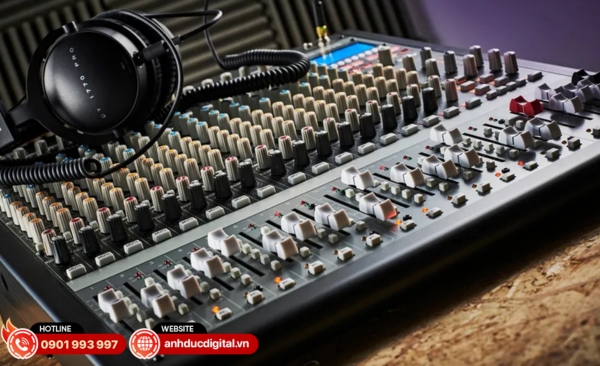 Các kênh và bộ phận điều khiển của bàn mixer