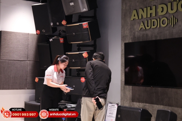 Khách hàng được trải nghiệm trực tiếp sản phẩm và tư vấn đúng theo nhu cầu sử dụng thực tế