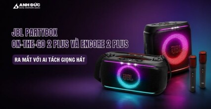 JBL PartyBox On-The-Go 2 Plus Và Encore 2 Plus Ra Mắt Với AI Tách Giọng Hát