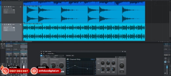 Studio One có khả năng cải thiện chất lượng thu âm đáng kể và dễ dùng