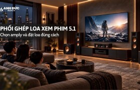 Phối ghép loa xem phim 5.1: Chọn amply và đặt loa đúng cách