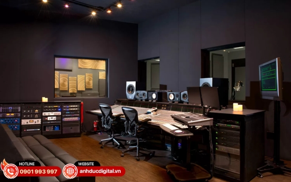 Thu âm tại phòng thu chuyên nghiệp giúp âm thanh chuẩn và tiết kiệm thời gian