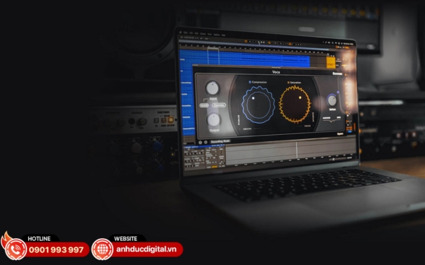 Phần mềm thu âm (DAW) chuyên nghiệp hỗ trợ mix và master, tạo bản ghi hoàn chỉnh, chất lượng cao