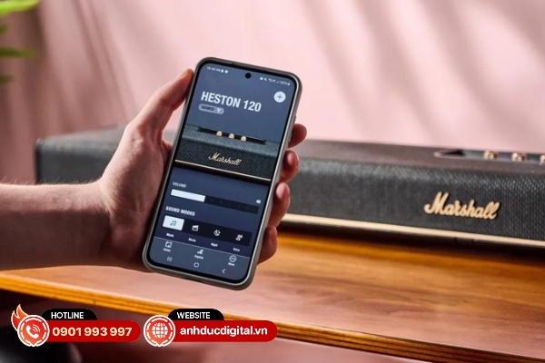 Trải nghiệm nghe nhạc với Marshall Heston 120 cũng tương đối ấn tượng