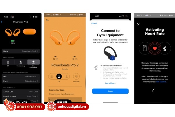 Powerbeats Pro 2 có thể hoạt dộng trên Android qua ứng dụng Beats