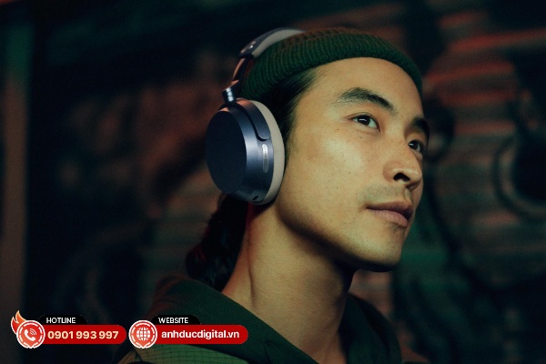 Âm thanh của Sennheiser MOMENTUM 5 Wireless được tăng cường nhờ vào hệ thống khử ồn chủ động tối ưu
