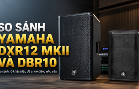 So sánh Yamaha DXR12 MKII và DBR10: Đâu là lựa chọn phù hợp?