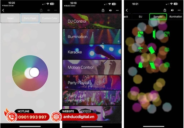 Giao diện ứng dụng Fiestable