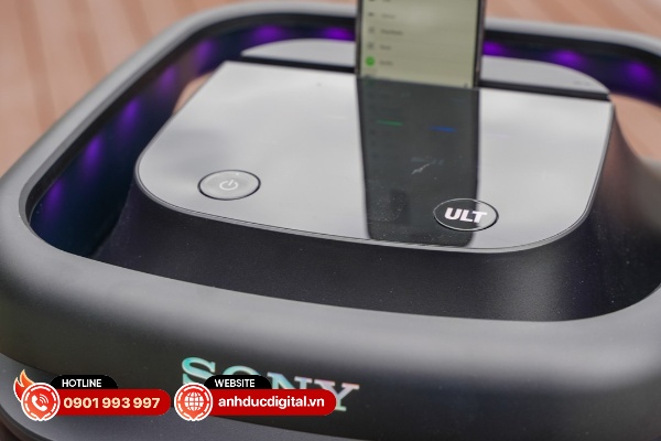 Sony ULT Tower 10 sở hữu thời lượng pin tương đối dài lên đến 15 tiếng