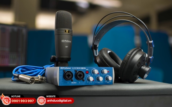 Sound card PreSonus AudioBox USB 96 mang đến âm thanh trung thực, ổn định và dễ dùng cho mọi phòng thu