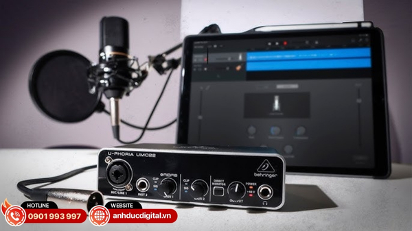 Ưu tiên sound card tương thích với phần mềm thu âm để đảm bảo hoạt động ổn định