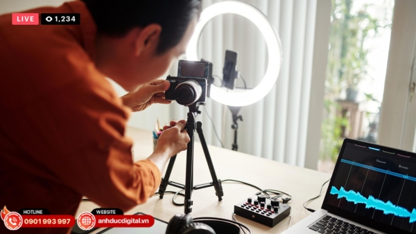 Thiết bị thu âm chuyên nghiệp giúp livestream bán hàng rõ tiếng, chất lượng âm thanh tốt