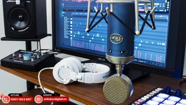 Thiết bị thu âm cao cấp, tối ưu cho phòng thu tại nhà cho âm thanh rõ nét và chuyên nghiệp