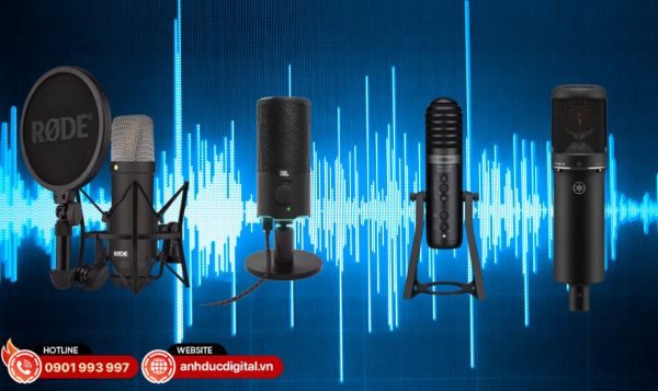 Các dòng micro thu âm chuyên nghiệp được ưa chuộng tại Anh Đức