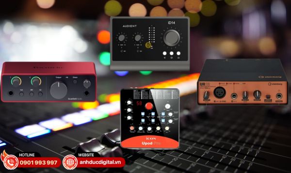 Anh Đức Audio cung cấp các dòng Soundcard chất lượng cao