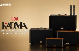 Loa Kadma 2026: Bộ 4 loa karaoke di động lý tưởng cho mùa hè sôi động