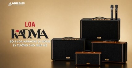 Loa Kadma 2026: Khuấy động mùa hè với bộ 4 loa karaoke di động thế hệ mới