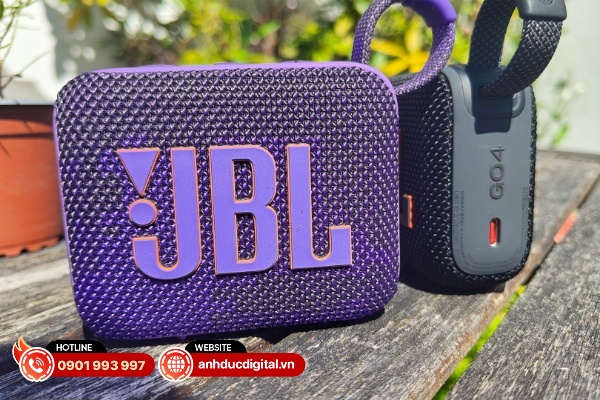 JBL Go 4 được trang bị một củ loa toàn dải 45mm cho khả năng phát nhạc tốt với nhu cầu cơ bản