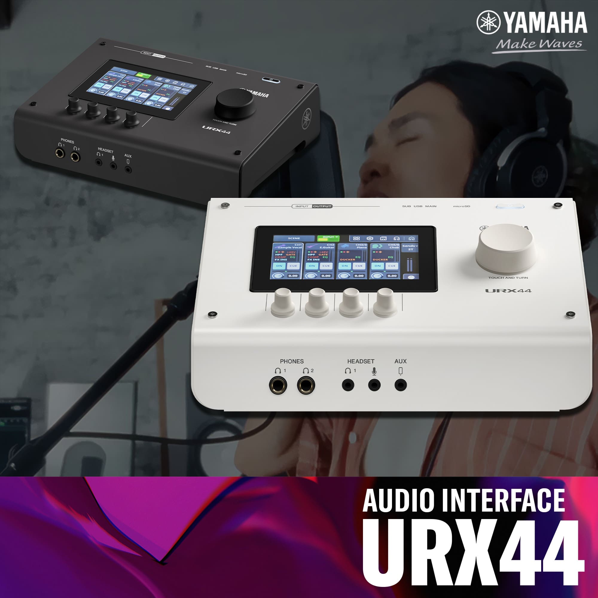 Yamaha URX44 dành cho workflow chuyên sâu và đa nguồn âm