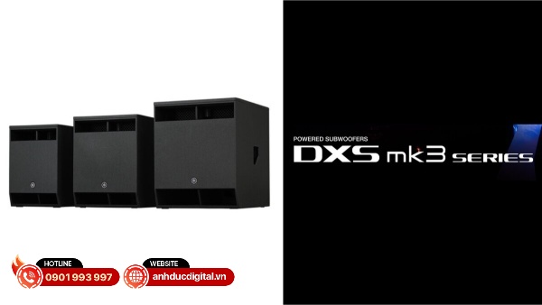 Dòng loa siêu trầm Yamaha DXS MK3 sở hữu thiết kế và công nghệ âm thanh đặc biệt để tối ưu âm trầm