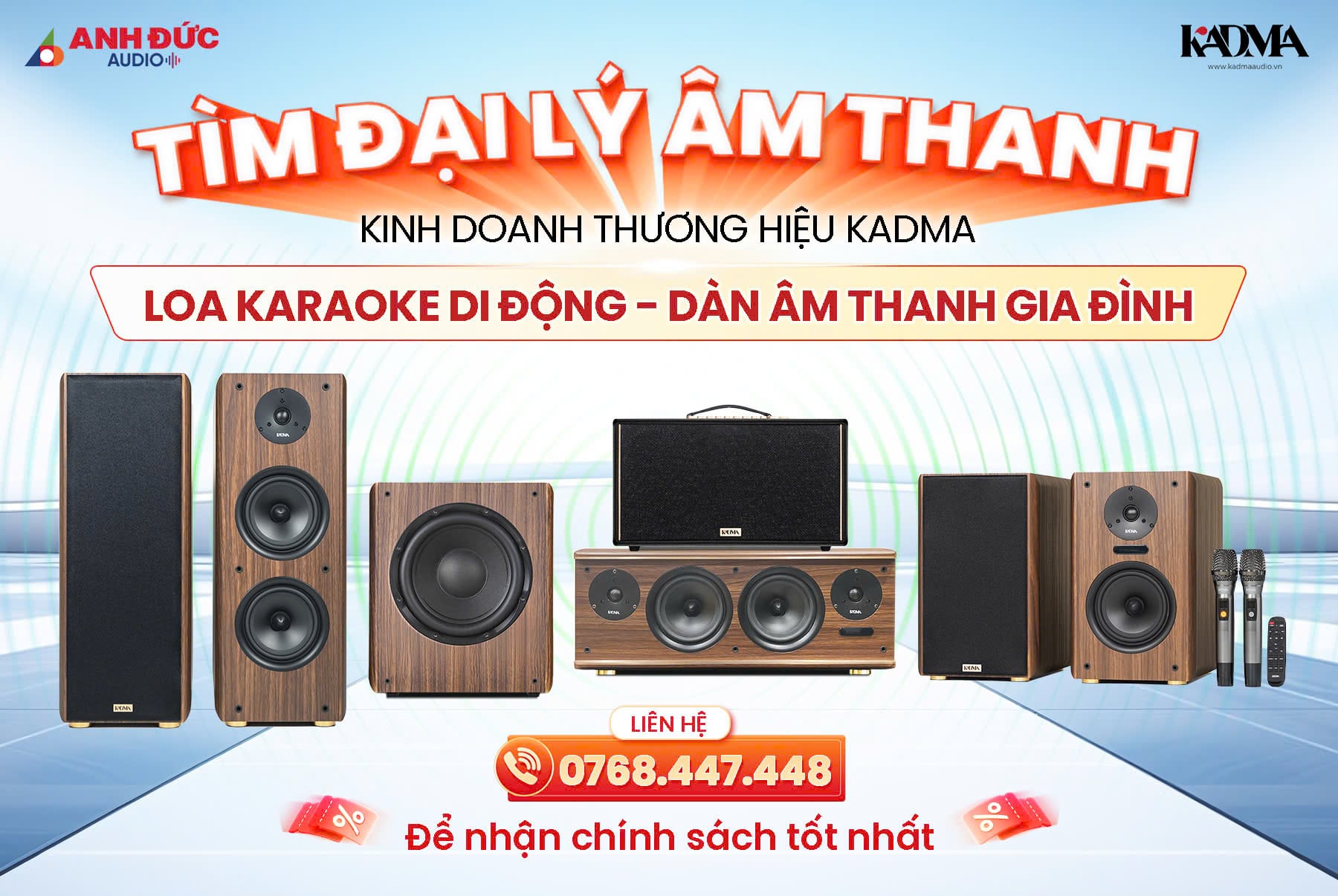 Tìm đại lý âm thanh kadma
