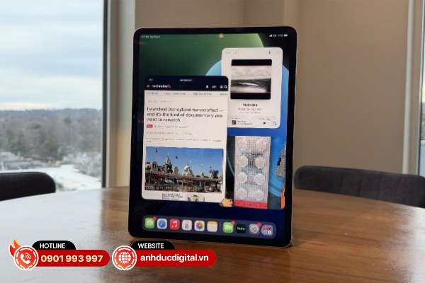 Khả năng đa nhiệm nhiều cửa sổ linh hoạt trên iPad Air M4