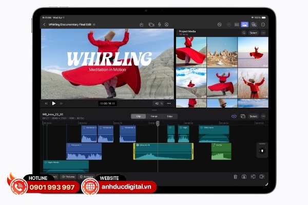 iPad Air M4 có khả năng xử lý nhanh hơn đến 30% so với chip M3