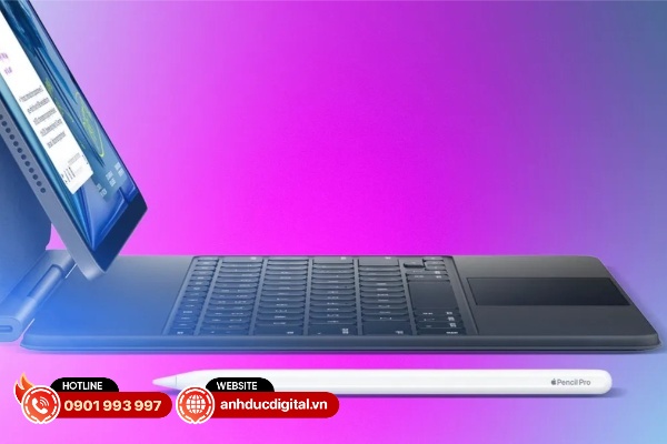 Apple iPad Air M4 sẽ tương thích với bút Apple Pencil, Apple Pencil Pro và bàn phím Magic Keyboard