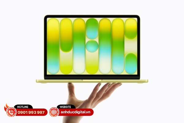 Máy tính Apple Macbook Neo có thời lượng pin lên đến 16 tiếng, với camera sắc nét, loa kép và các kết nối tiên tiến