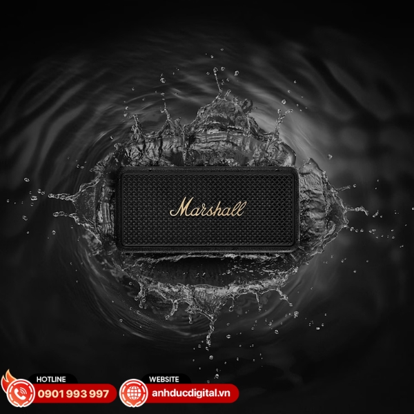 Marshall Middleton II có thể kháng nước ở độ dâu 1m trong 30m